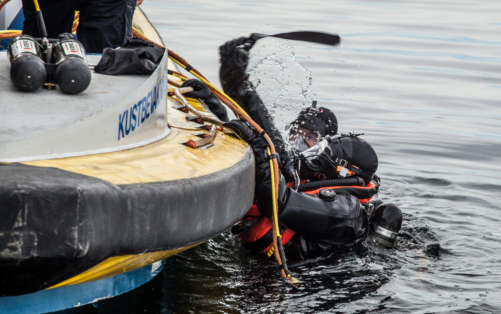 Coast Guard divers