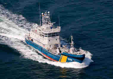 Combination vessel KBV 032 from above